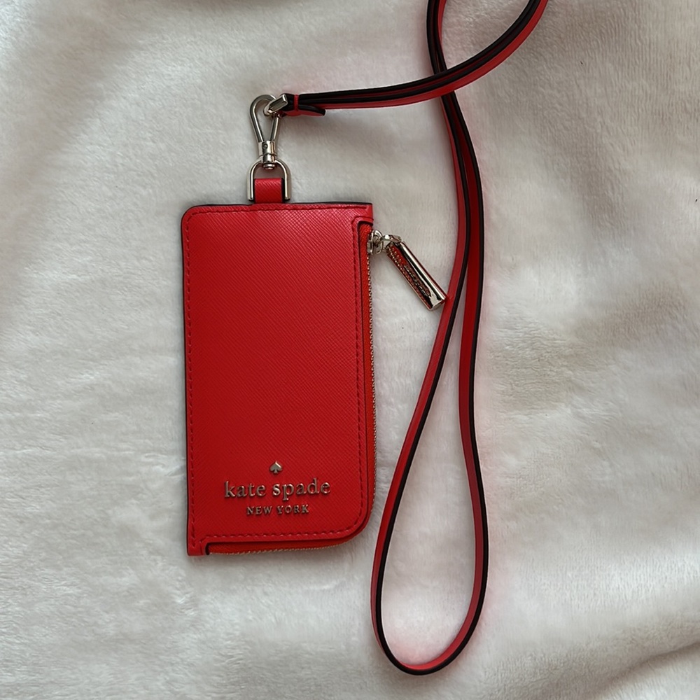 NWT Kate Spade Staci Card Case Lanyard